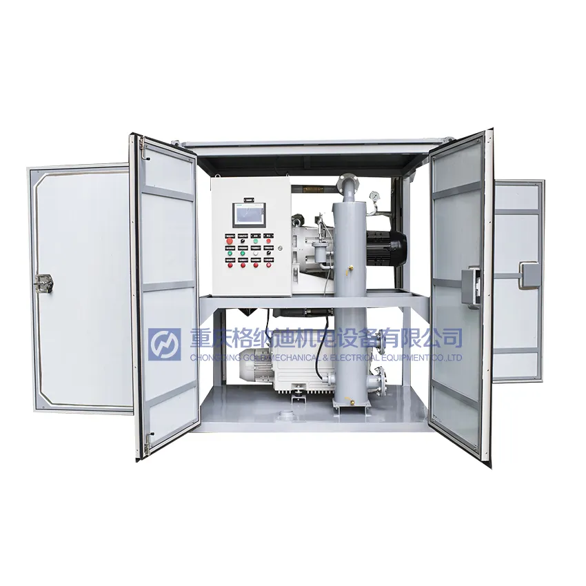 Unidad de bombeo de vacío de transformador de potencia grande para máquina eléctrica de alto voltaje