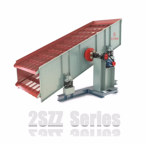 Planta de cribado de minerales con criba vibratoria de piedra 2szz2270
